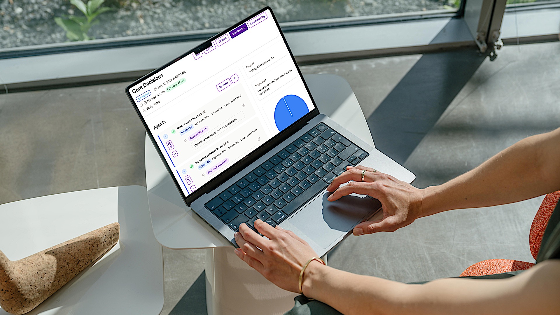 AgendaScope product screenshot